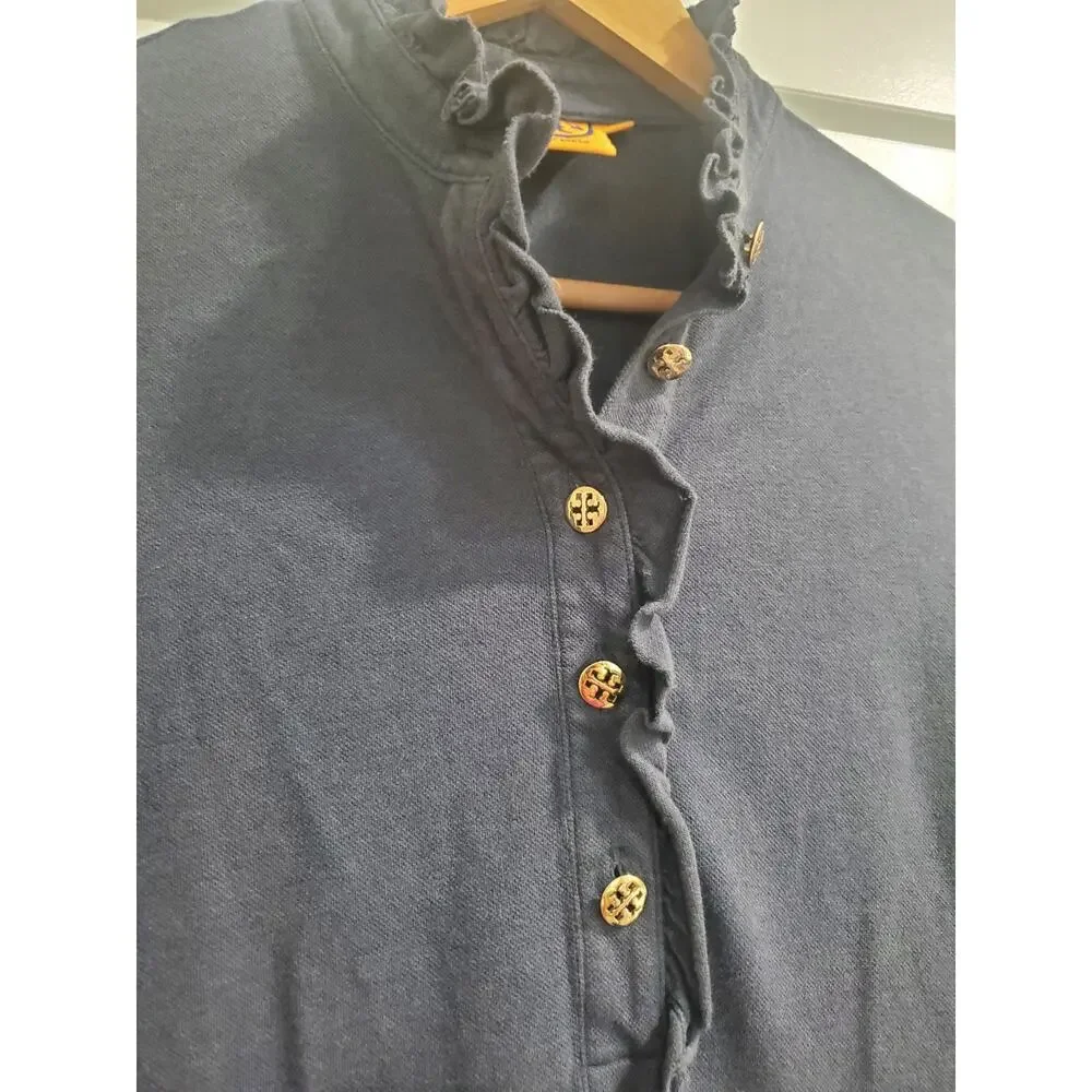 Tory Burch Lidia Ruffle Shirt Size XS